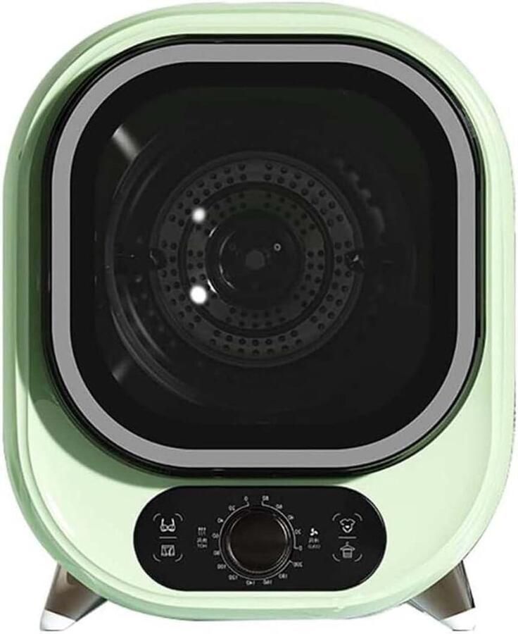 Kleine Wasdroger Compacte Droger Snel Kleding Drogen Blauwlicht Technologie 5 Kg Capaciteit Groen