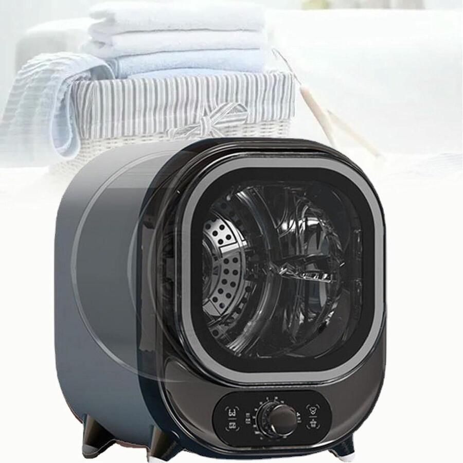 Kleine Wasdroger Compacte Droger Thuis Gebruik Blauwlicht Sterilisatie 08 kg Capaciteit Wit