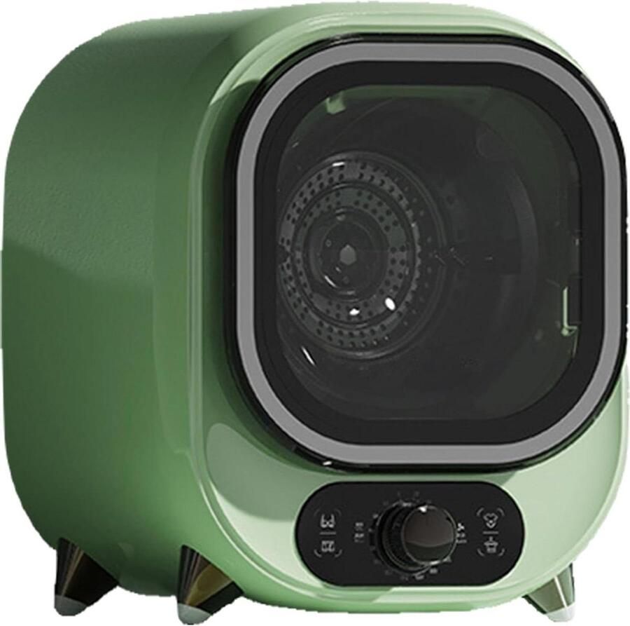 Kleine Wasdroger Draagbare Droger Snel Kleding Drogen Blauwlicht Technologie 08 kg Capaciteit Groen