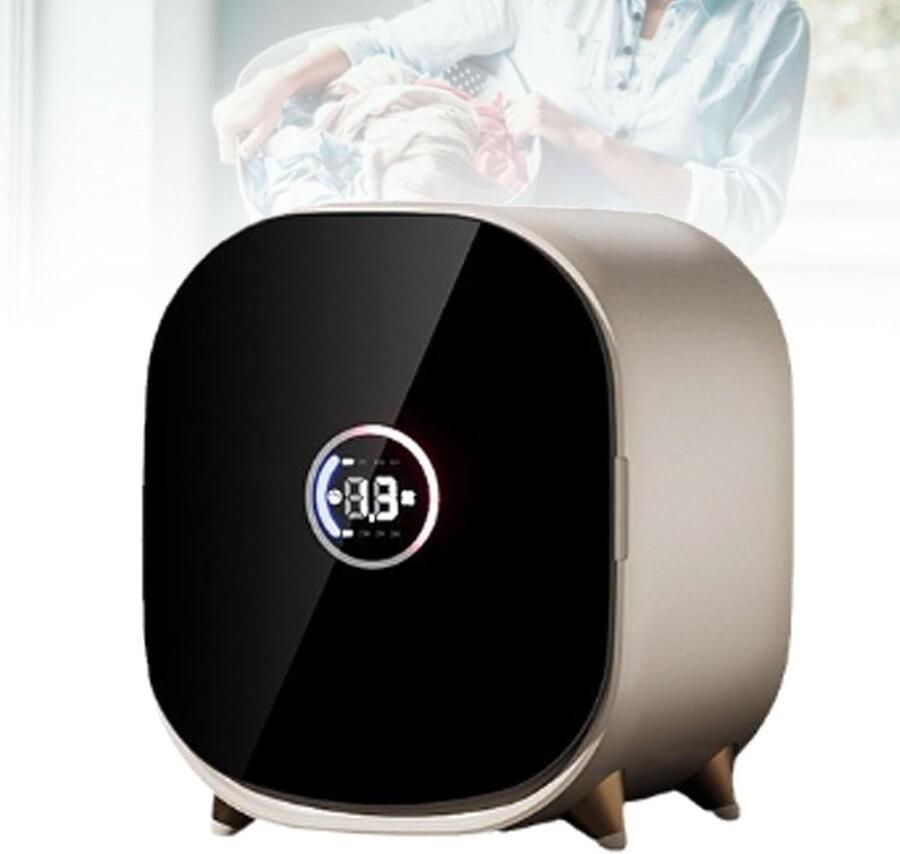 Kleine Wasdroger Draagbare Droger Snel Kleding Drogen LCD Touchscreen 08 kg Capaciteit Wit