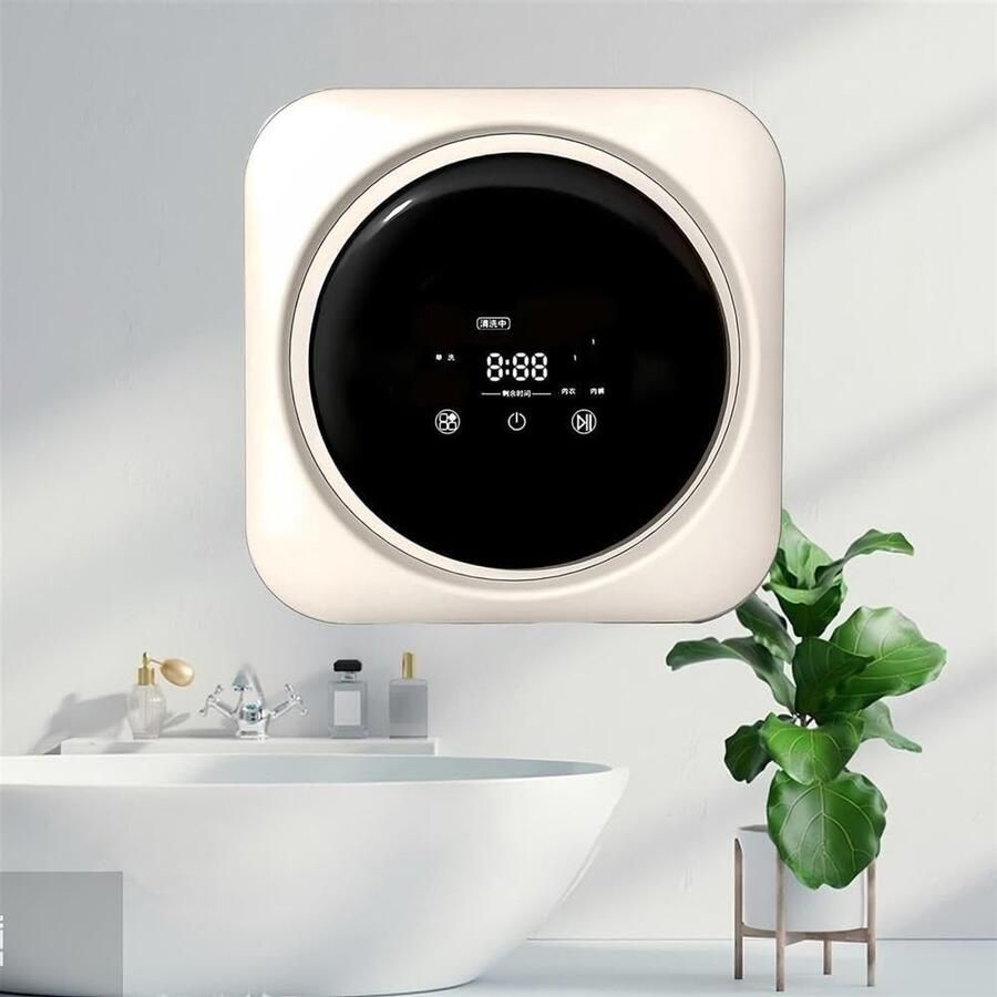 Kleine Wasmachine Mini Wasmachine Ruimtebesparend Wassen Energiezuinig 170W 28cm Breed Desktop