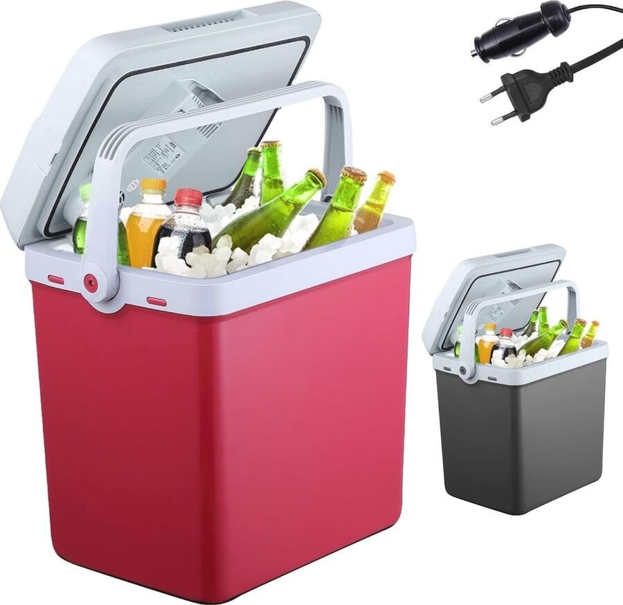 Koelbox 25L Elektrische Koelbox met Eco-Modus voor Auto en Thuis