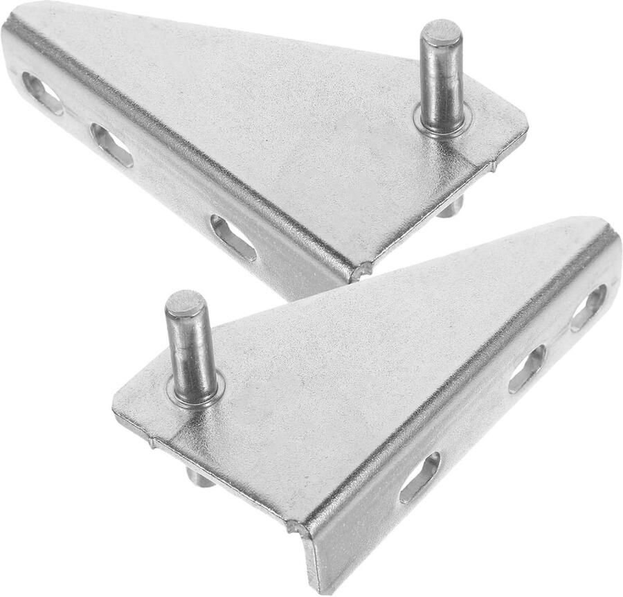 Koelkast Deurscharnier Vriezer Scharnier Reparatie Koelkast Roestvrij Staal 9x5x4.5cm Zilver