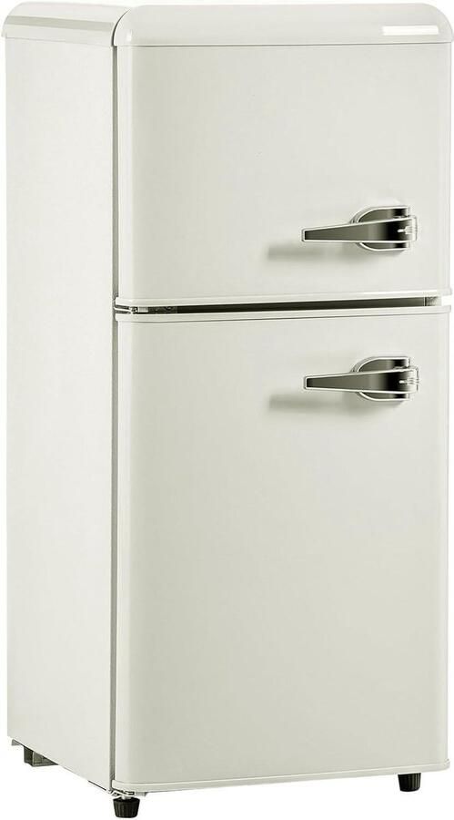 Koelkast Dubbele Deur Kleine Koelkast Drankjes Koel Houden Zeven Temperatuurstanden 60 Liter Wit