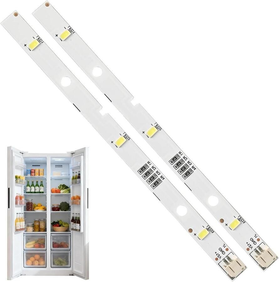 Koelkast LED Strip Vervangende Verlichting Koelkast Verlichten Brede Compatibiliteit 16 cm Koud Wit