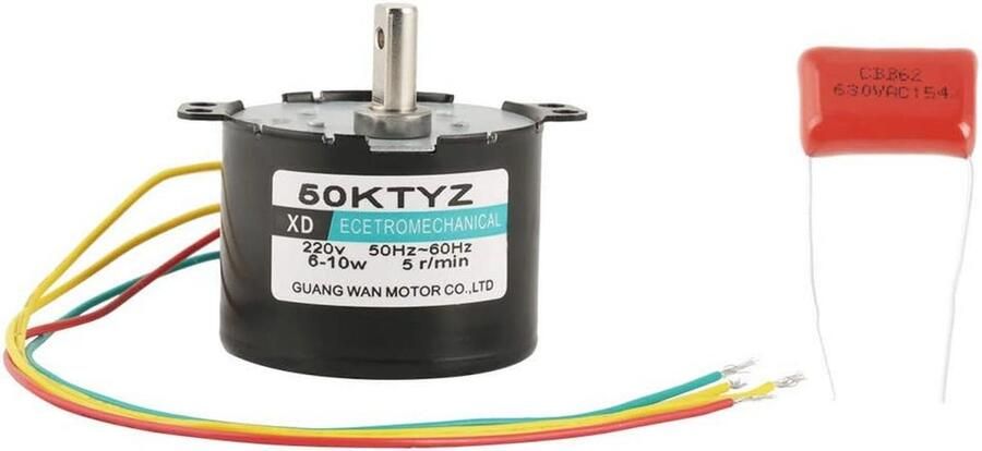 Lage Snelheid Synchrone Motor 5-50 RPM voor Industriële Toepassingen en Vaatwassers