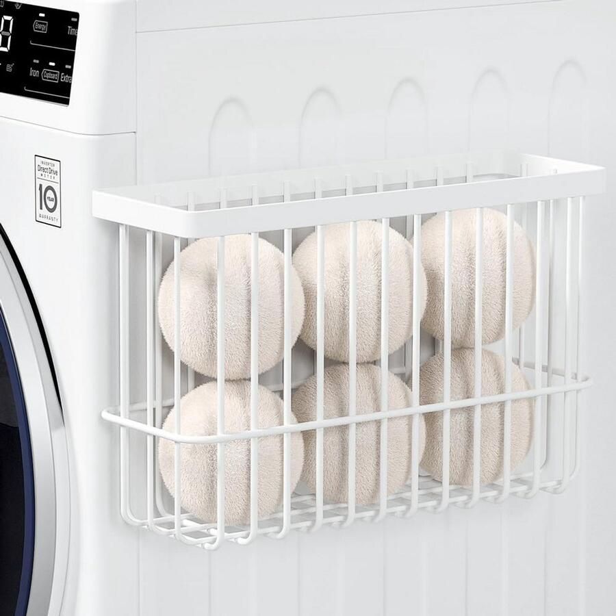 Magnetische Houder voor Drogerballen Ruimtebesparende Opslag voor de Wasruimte