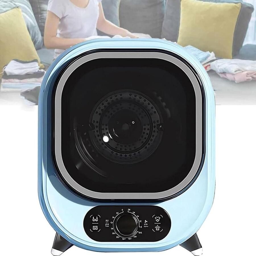 Mini Droger Compacte Dryer Kleding Drogen Stille Werking 35dB 0.8kg Capaciteit Wit