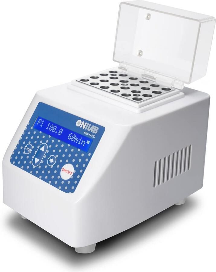 Mini Dry Bath Incubator 15x1 5ml Aluminium Blok met LCD Display en Timer