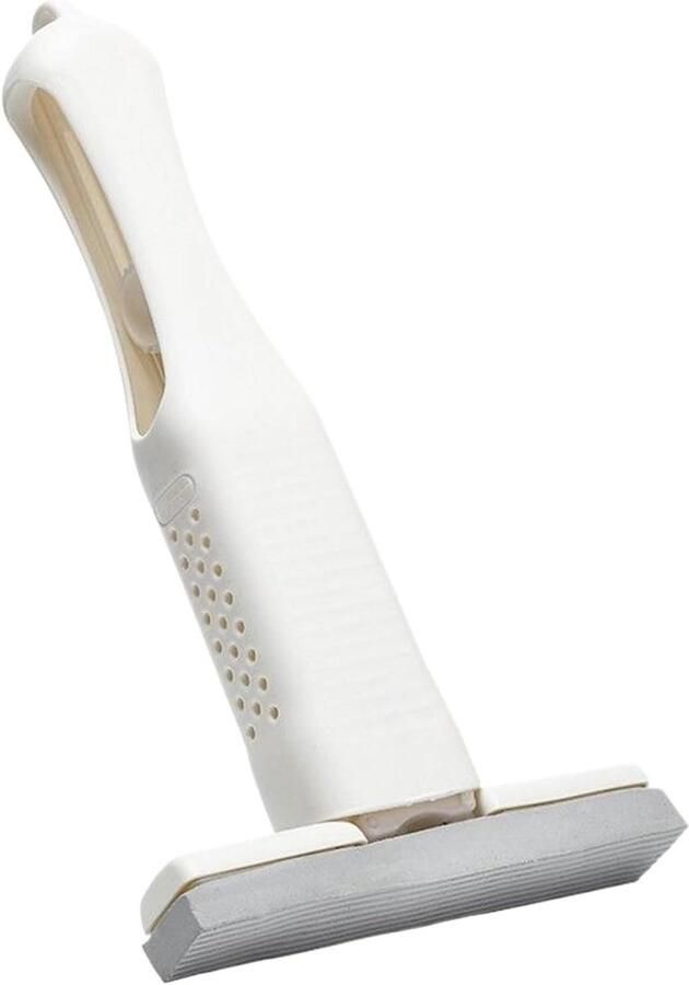 Mini Dweil Reisdweil Zelf Knijpen Kleine Ruimtes Reinigen Ruimtebesparend Ontwerp 30 x 14.5 cm Wit