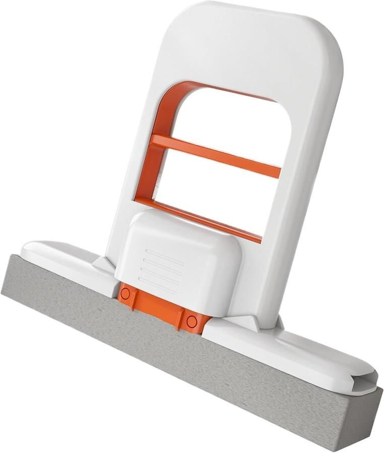 Mini Dweil Schuifreiniger Kleine Ruimtes Reinigen Zelfcentrifugerend Ontwerp Compact Oranje