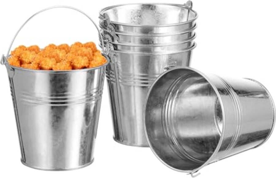 Mini emmer set van 6 10 5 x 7 2 x 10 5 cm