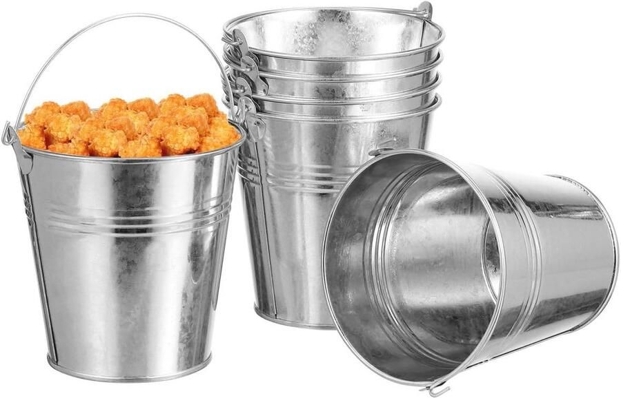 Mini emmer set van 6 10 5 x 7 2 x 10 5 cm