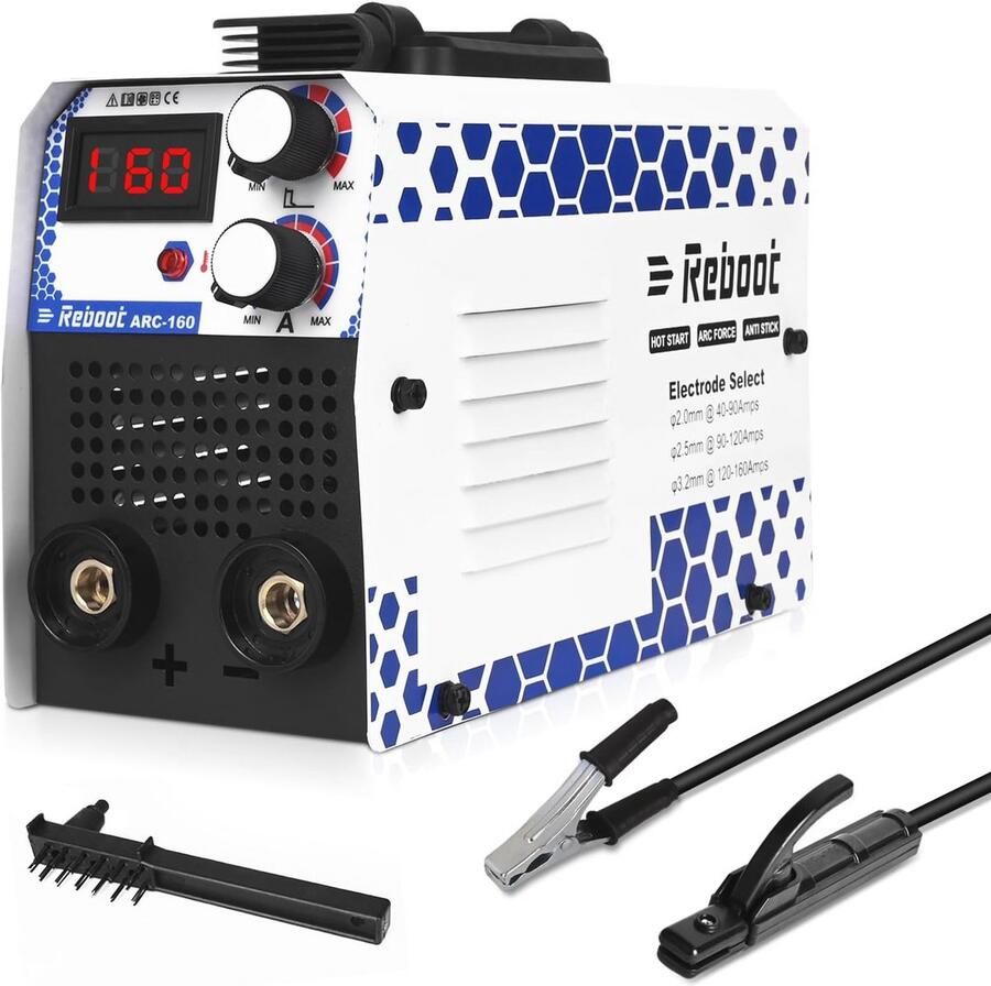 Mini Inverter Lasmachine 2-in-1 Draagbare 160A MMA met LED-display en snelstart