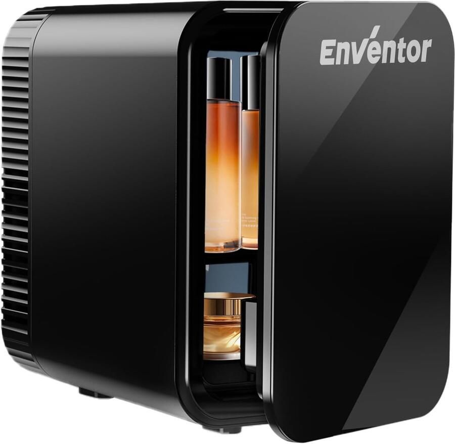 Mini Koelkast 4 L Kleine Koelkast met Koel- en Verwarmingsfunctie 12 V 220 V Draagbare Koelkast voor in de Auto Cosmetica Dranken Fruit