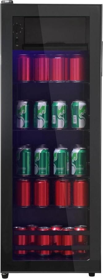 Mini Koelkast Drankkoeler Koelvak Dranken Koelen Ultrastil 43 dB 128 Liter Zwart