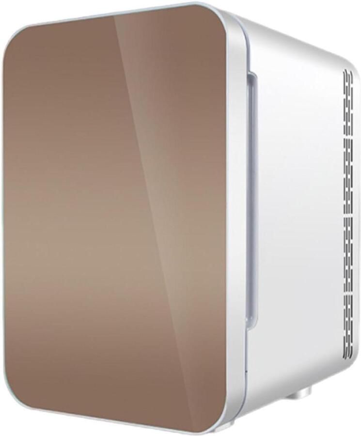 Mini Koelkast Kleine Koelkast Persoonlijke Opslag Compact Ontwerp 22 Liter Goud