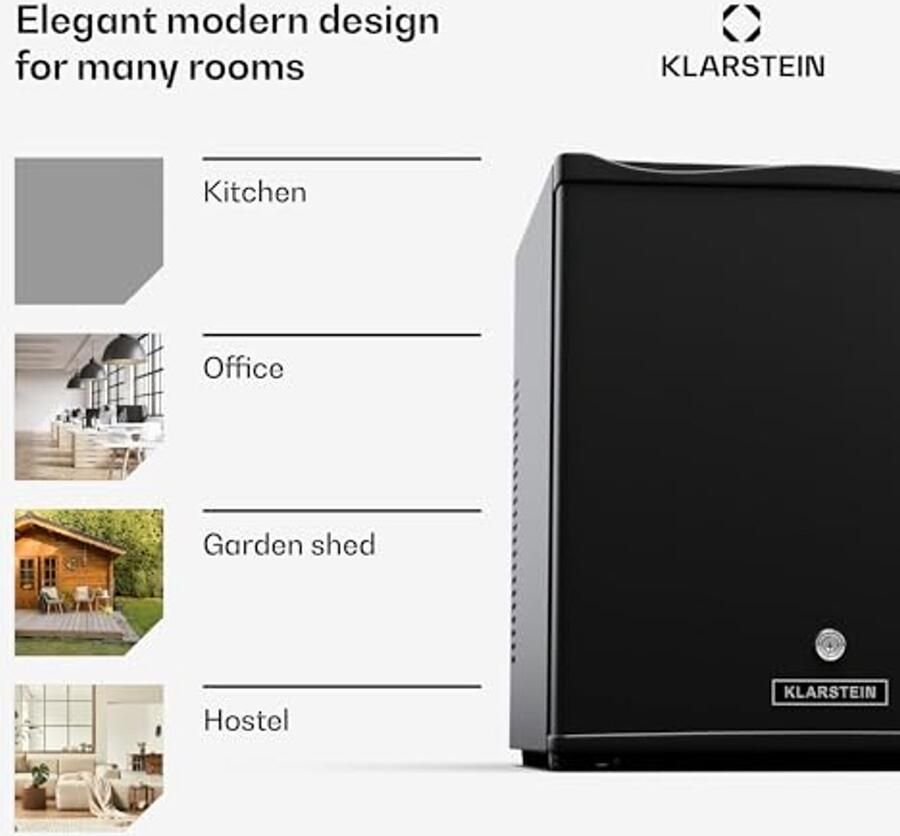 Mini Koelkast met Glazen Deur 28 Liter Stil en Compact Voor Dranken Snacks en Cosmetica - Foto 2