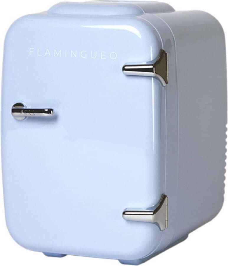 Mini Koelkast Vintage Blauwe 4L Draagbare Koeler-minibar-mini koelkasten-mini koelkast barmodel-mini koelkast 4 liter