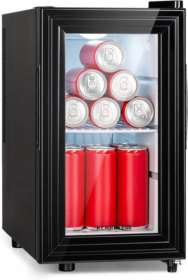 Mini Koelkast voor Dranken Snacks en Cosmetica 23 Liter Stil en Ruimtebesparend
