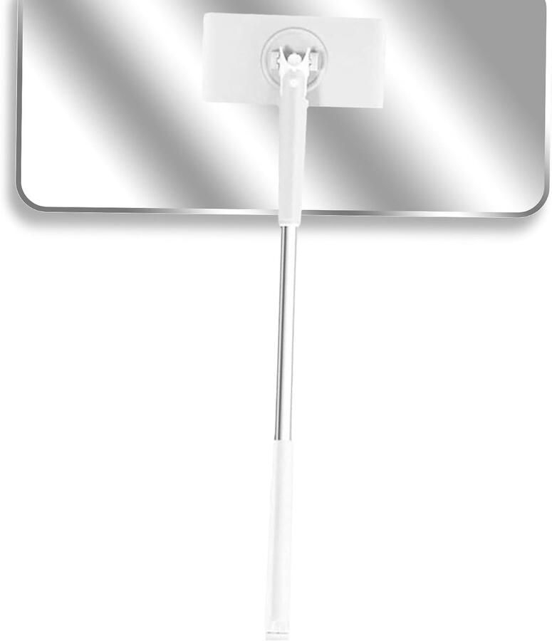 Mini Mop Kleine Schoonmaker Efficiënt Schoonmaken 360 Graden Draaibaar 71x93x115cm Wit