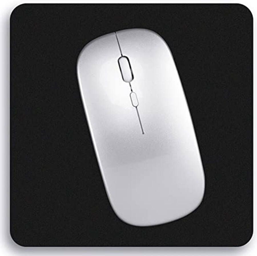 Mini Muismat 15x15cm Ultra Dikke Draagbare en Wasbare Muismat voor Laptop en Draadloze Muis in Zwart