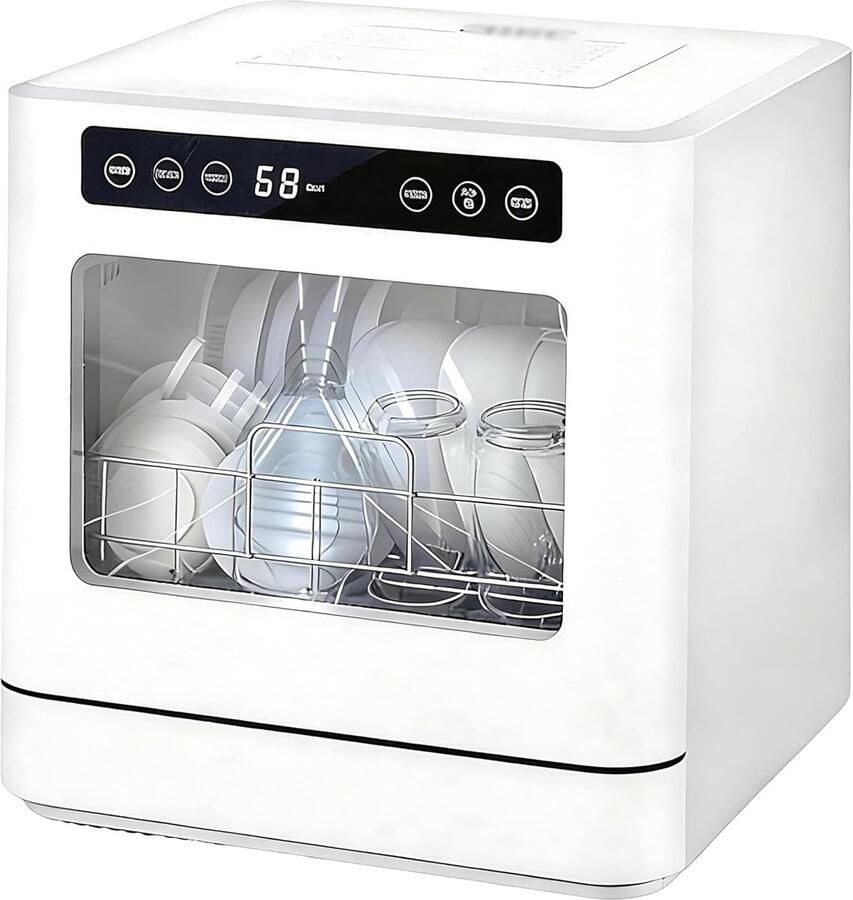 Mini Vaatwasser Aanrecht Model Keuken Gemak Installatie Vrij 8 Borden Multicolor