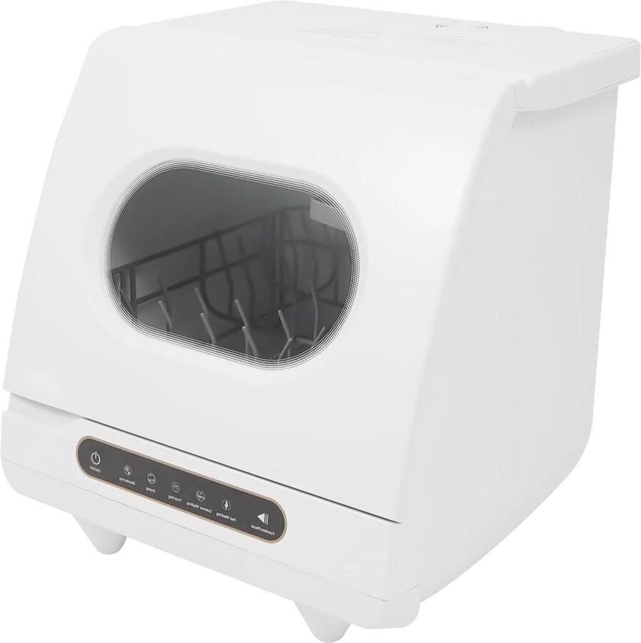 Mini Vaatwasser Compacte Afwasmachine Snel Servies Reinigen 72°C Warm Water 45 x 45 x 43 cm