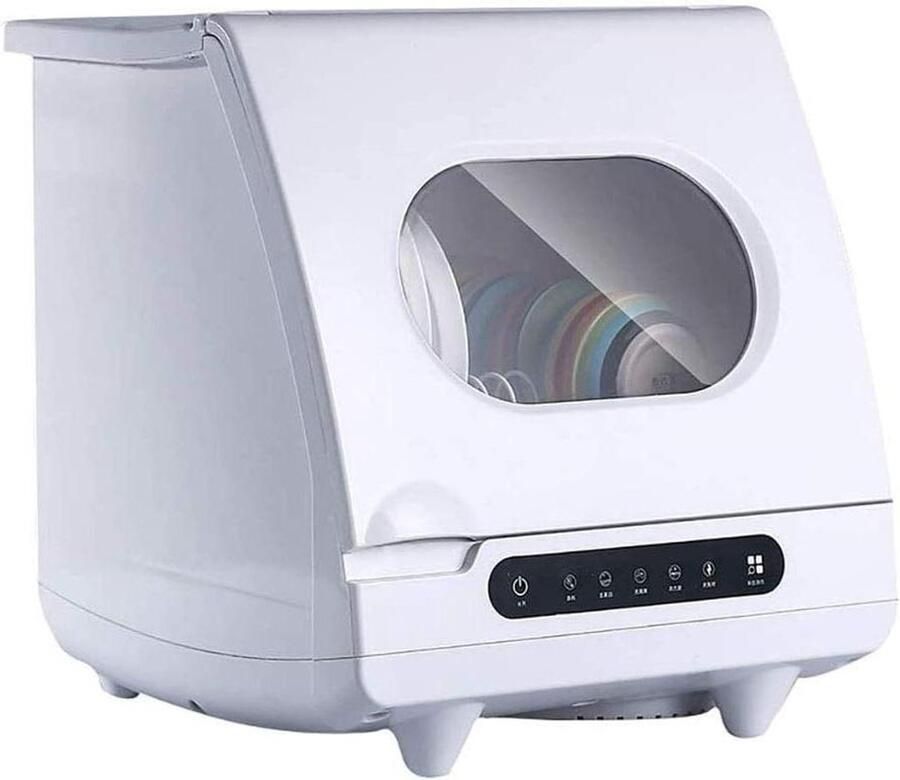 Mini Vaatwasser Compacte Afwasser Keuken Gemak Geen Wateraansluiting Nodig 45 cm Wit