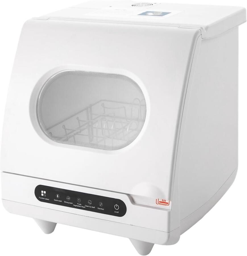 Mini Vaatwasser Compacte Afwasser Snel Schoon Maken 360 Graden Waterstraal 45 x 45 x 38 cm