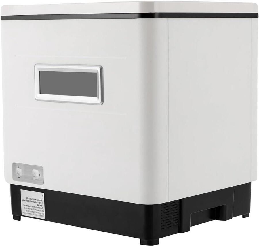 Mini vaatwasser Tafelmodel apparaat Servies reinigen 70 graden hitte 60 liter Wit