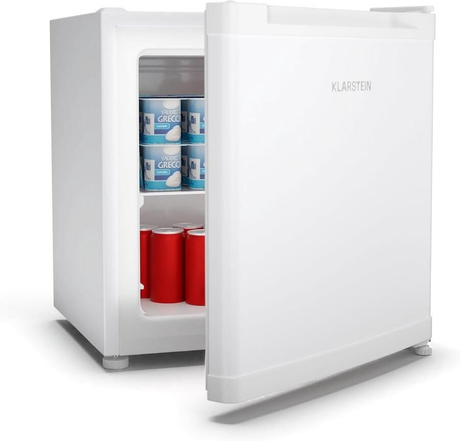 Mini vriezer 31 L Compact koelkast vriezer met instelbare temperatuur van -24°C tot 10°C Energiespaarfunctie Stil 38 dB Tafelmodel