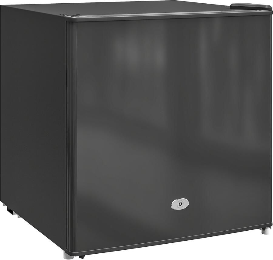 Mini vriezer 35L elektrische vrijstaande vrieskast 45W compacte vriesbox 47 x 44 2 x 48 8 cm Zwart