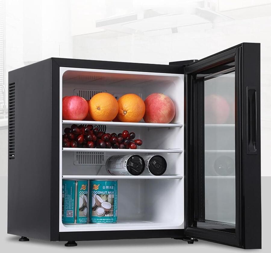 Mini Vriezer Tafelmodel Kast Dranken Koelen Stille Werking 28dB 30 Liter Zwart - Foto 1