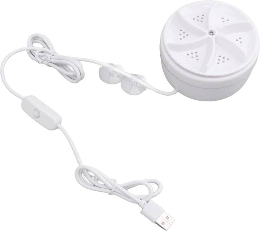 Mini Wasapparaat Draagbare Wasmachine Kleding Reinigen Ultrasone Technologie 12 x 10 x 8 cm Wit