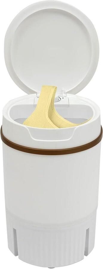 Mini Wasautomaat Compacte Wasmachine Kleine Was Met Centrifuge 08 kg Capaciteit Wit
