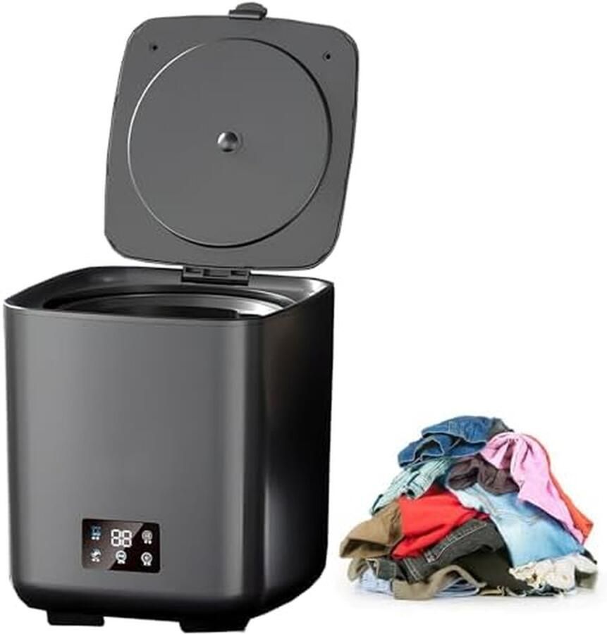 Mini Wasautomaat Compacte Wasmachine Thuis Wassen 4-in-1 Wassen Drogen 10L Capaciteit Wit