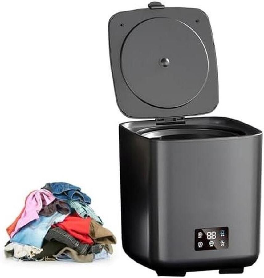 Mini Wasautomaat Compacte Wasmachine Thuisgebruik Volautomatisch Wassen Drogen 10 Liter Capaciteit Wit