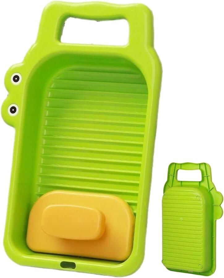 Mini wasbord Handwas bord Ondergoed reinigen Draagbaar ontwerp 32 cm lengte Wit