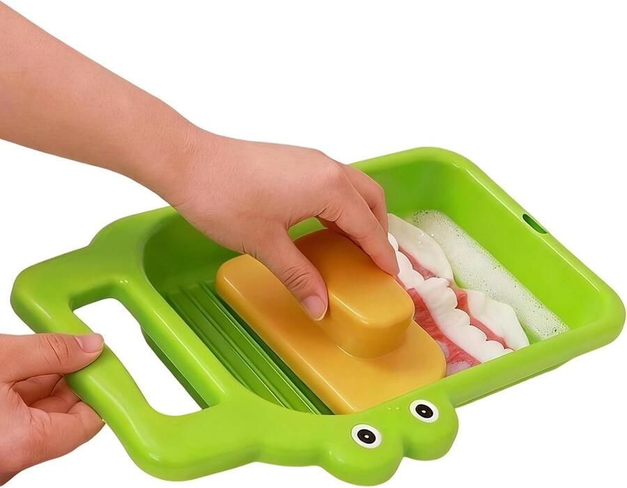 Mini Wasbord Handwasbord Ondergoed Wassen Draagbaar Ontwerp 32 cm Groente