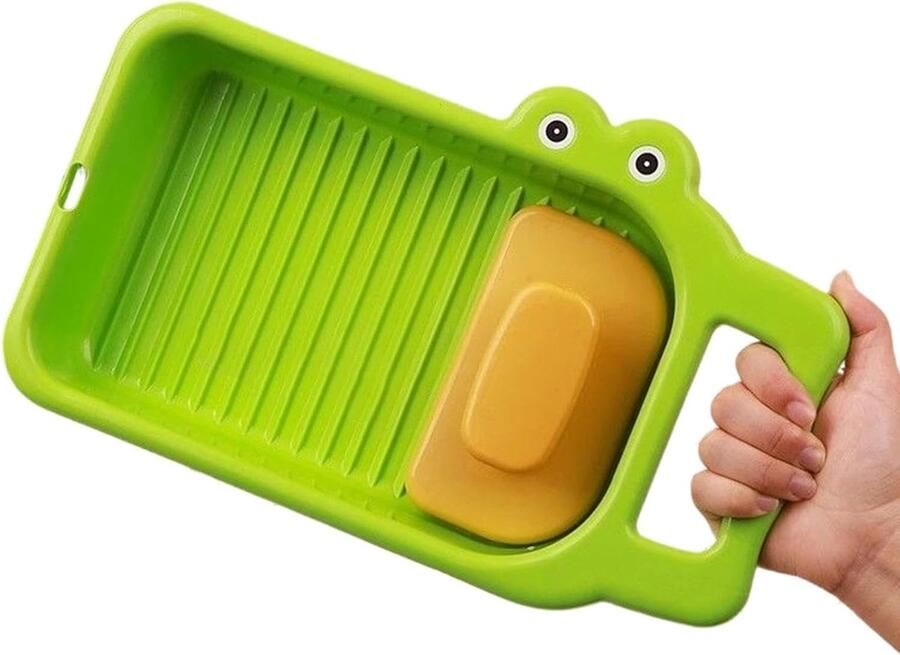 Mini wasbord Handwasplank kleding Huishoudelijk gebruik Slijtvast ontwerp 32 cm Grijs