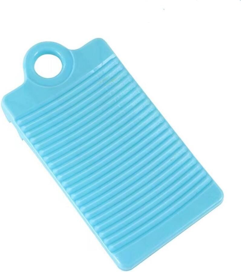 Mini Wasbord Plastic Wasbord Handwas Kleding Anti-slip Ontwerp 31 x 16 cm Blauw