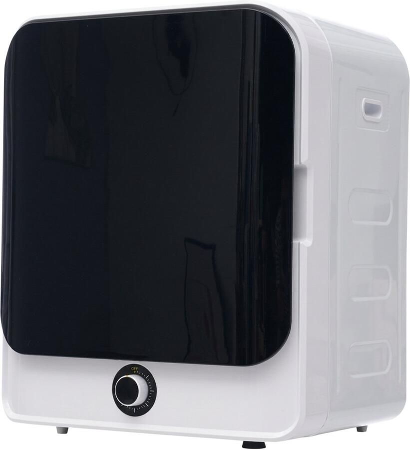 Mini Wasdroger Afvoerdroger Wanddroger 830W 5 Programma's Compacte Droger PTC Verwarming 4 5kg Oververhittingsbeveiliging Kleine Ruimtes 49 5x43 5x59 5cm Zwart