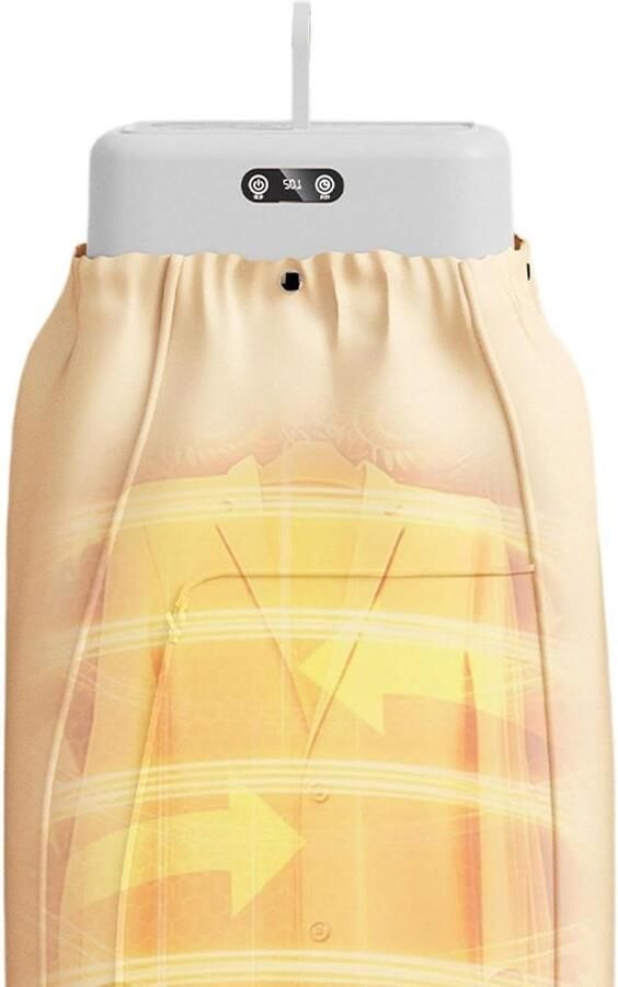 Mini Wasdroger Compacte Droger Snel Kleding Drogen Opvouwbaar Ontwerp 13.1 x 21.1 x 13.1 cm Wit