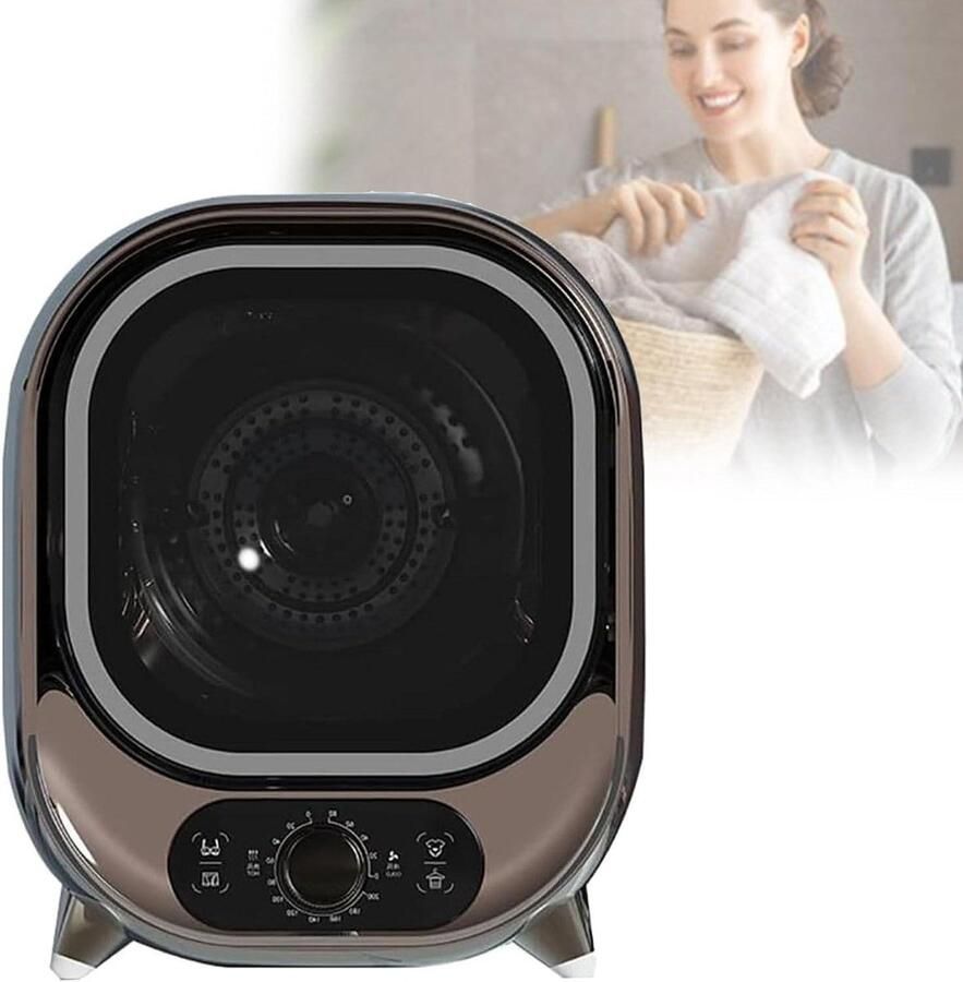 Mini Wasdroger Compacte Droger Snel Kleding Drogen Stil En Energiezuinig 08 Kg Capaciteit Gegalvaniseerd Blauw