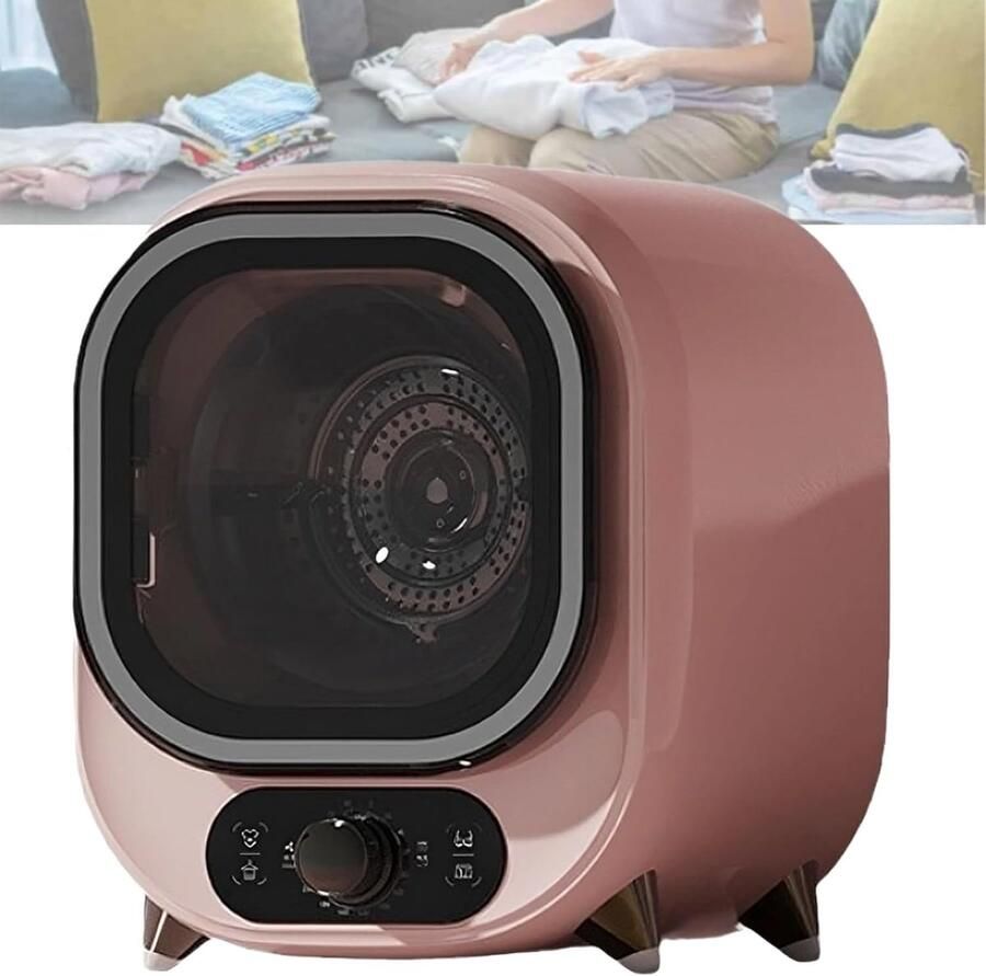 Mini Wasdroger Compacte Dryer Kleine Was Drogen Roestvrijstalen Trommel 08 Kg Capaciteit Meerkleurig