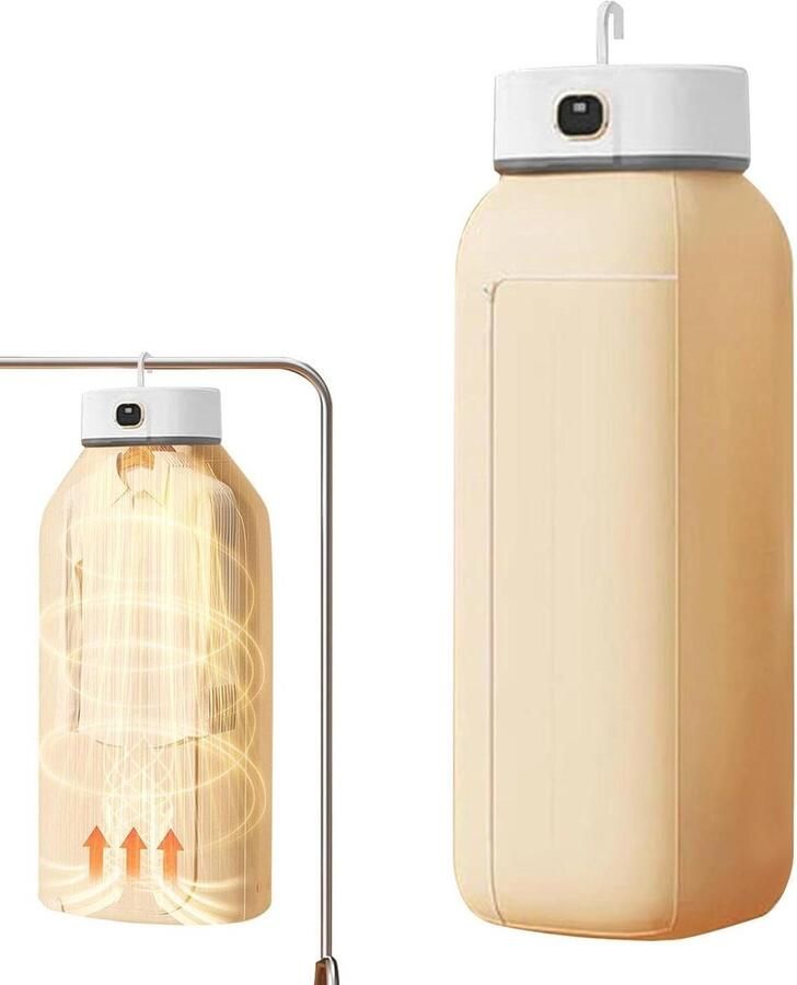 Mini Wasdroger Compacte Kledingdroger Snel Kleding Drogen Opvouwbaar Ontwerp 10 kg Capaciteit Wit