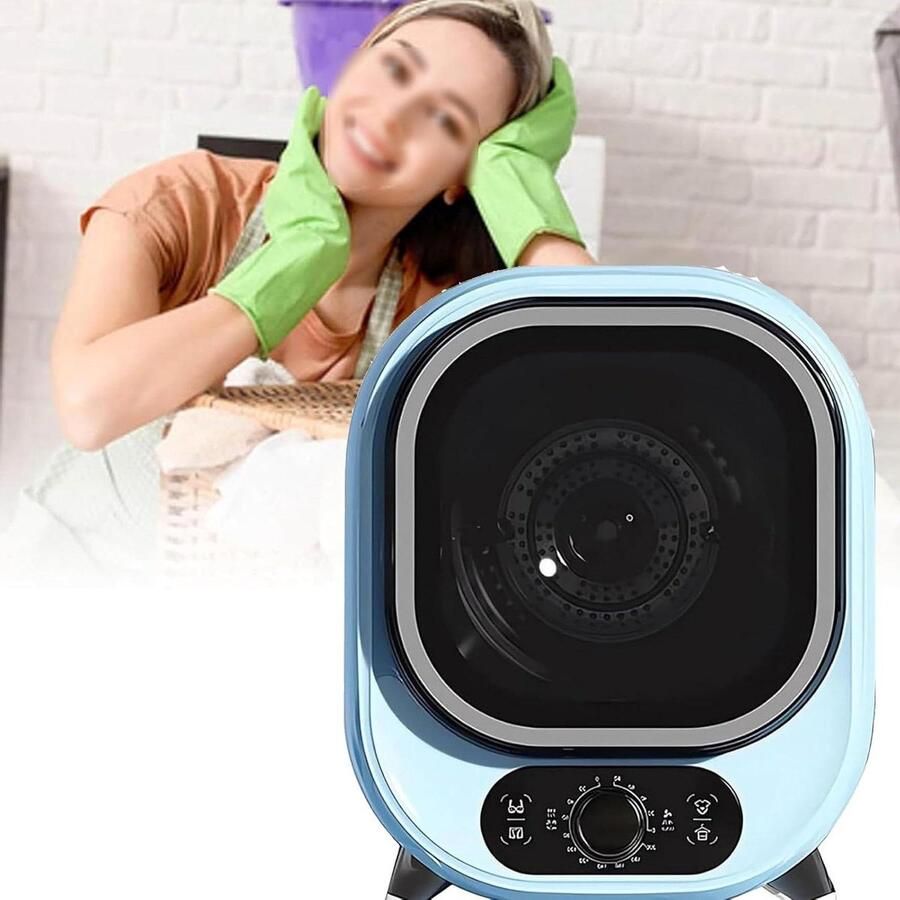 Mini Wasdroger Condensdroger Draagbaar Kleding Drogen Stil Drogen 35dB 08 Kg Capaciteit Wit