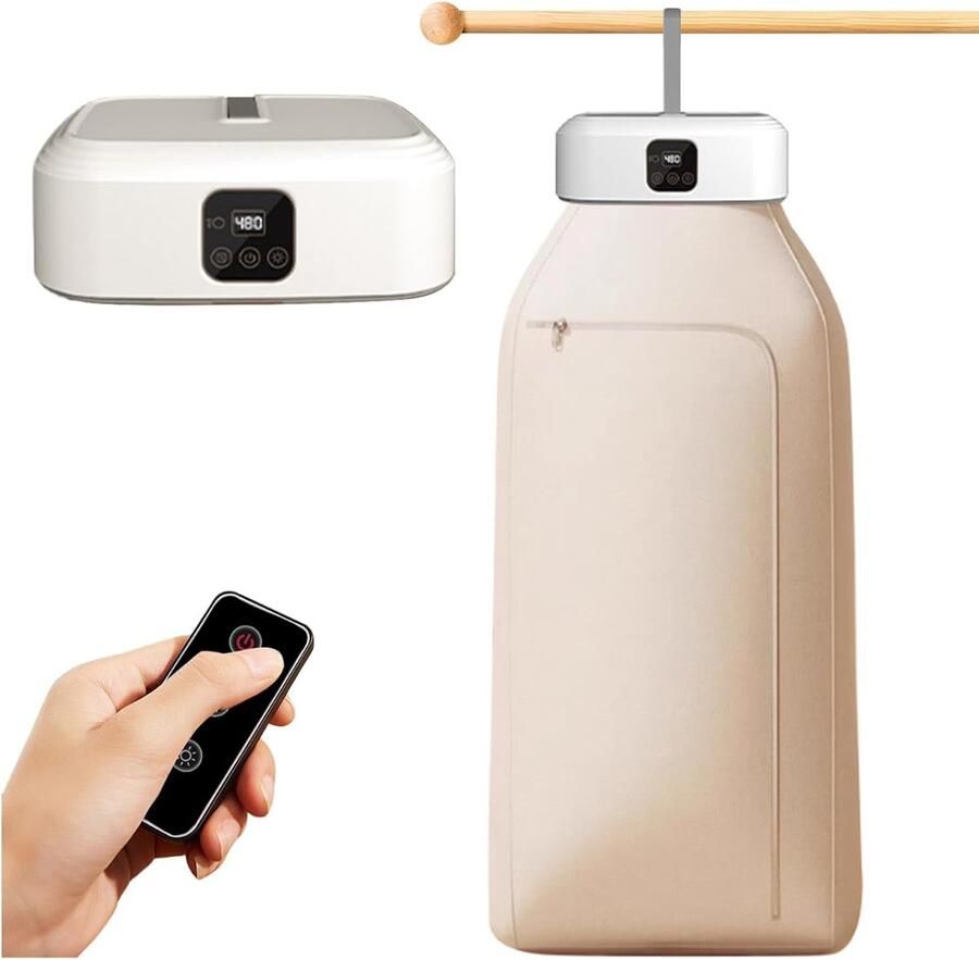 Mini Wasdroger Draagbaar Compacte Elektrische Kledingdroger met Timer en Afstandsbediening