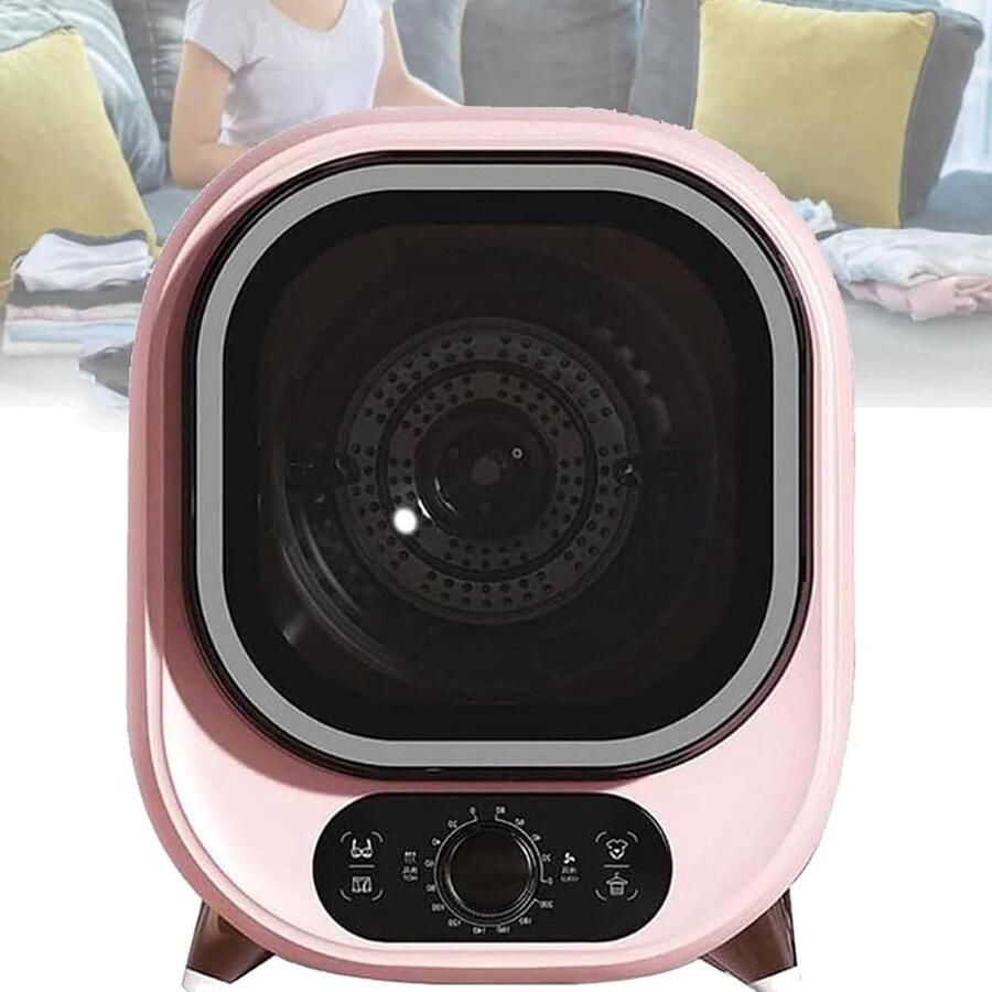 Mini Wasdroger Draagbare Condensdroger Kleding Drogen Stil en Compact 0.8 kg capaciteit Wit